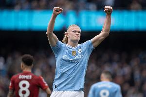 哈蘭德2次在夏令時結(jié)束前已單賽季進球15+！英超此前僅希勒曾做到