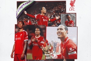 里程碑！利物浦官方：34歲范戴克迎來作為利物浦隊(duì)長的第150場