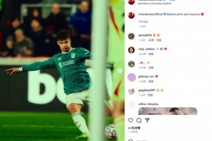 打進利物浦生涯處子球！凱爾凱茲社媒曬照自勉：相信、努力并提高